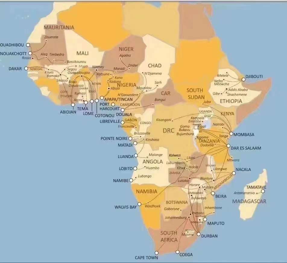 Afrikan meri- ja ilmakysyntä kasvaa, lentoyhtiöt lisäävät rahtiliikennettä