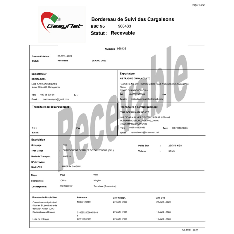 Madagaskarin BSC